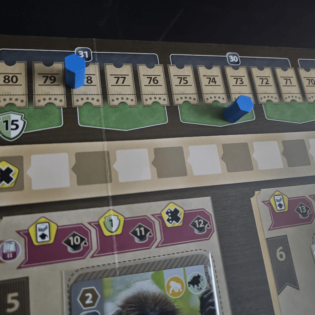 Ark Nova's points tracks